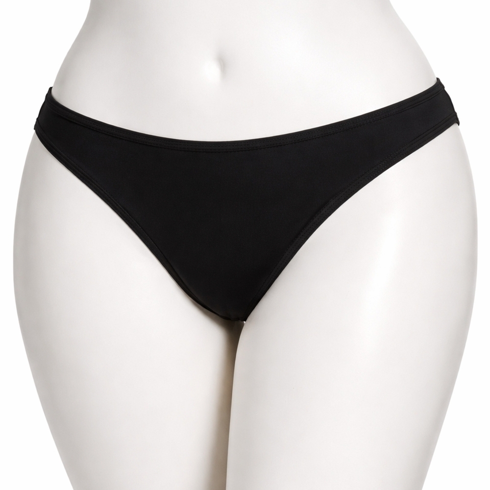 Shade & Shore Black Classic Cheeky Bikini Bottoms Size XL NWT #A32